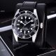 Clone Tudor Heritage Black Bay Automatic Watches Dark Red Bezel Silver Case (3)_th.jpg